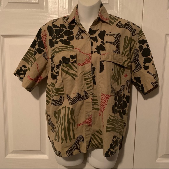 Safari s/s button down, small - Picture 2 of 6